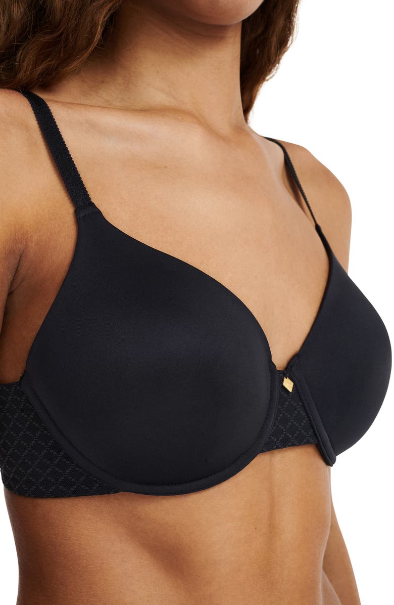 Chantelle Lingerie Norah Chic Underwire T-Shirt Bra, Alternate, color, Black