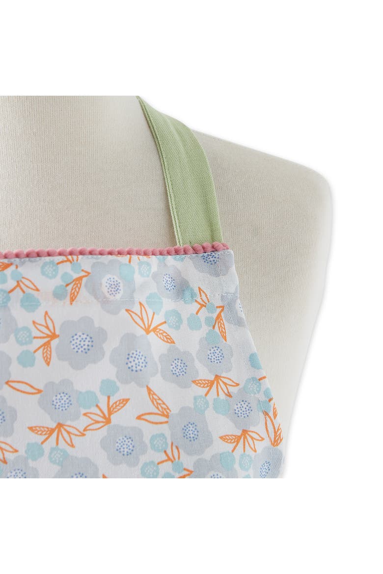 Printed Skirt Apron Blue Blossom, Alternate, color, Blue Blossom