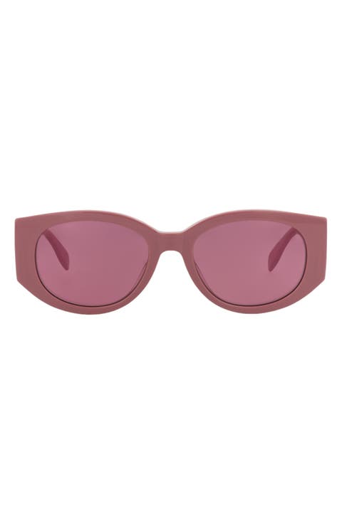 54mm Oval Sunglasses