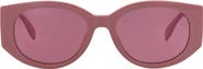 McQueen 54mm Oval Sunglasses