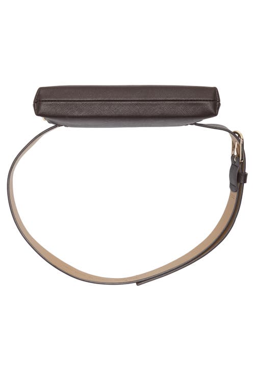 Kate Spade New York Saffiano Zip Top Belt Bag In Brown
