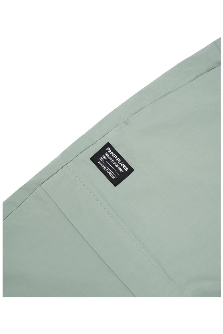 Cotton Blend Utility Shorts, Alternate, color, SAGE