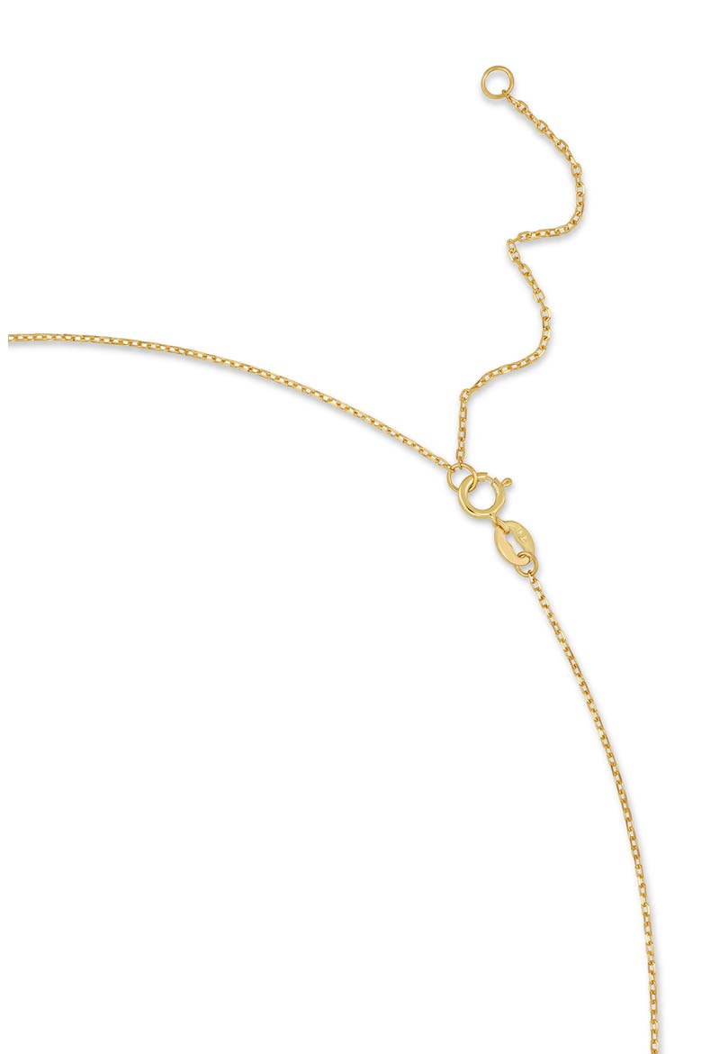 14K Gold Pear Pendant Necklace (Online Trunk Show), Alternate, color, 14KY