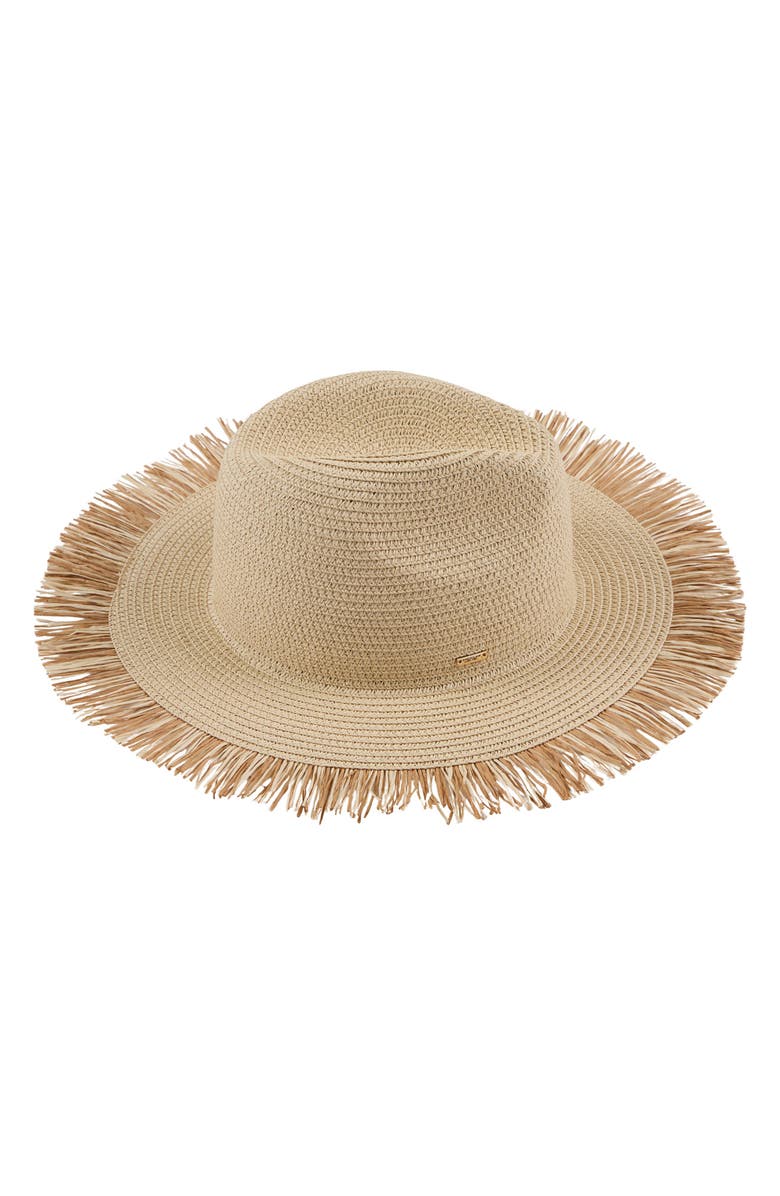 Eugenia Kim Courtney Packable Straw Fedora, Alternate, color, 