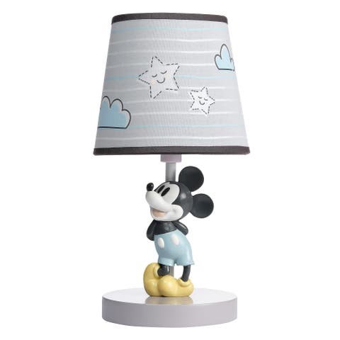 Disney Baby Moonlight Mickey Mouse Lamp with Shade & Bulb
