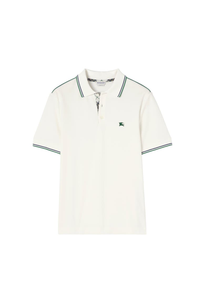 Cotton Blend Tennis Polo Shirt, Alternate, color, Chalk white
