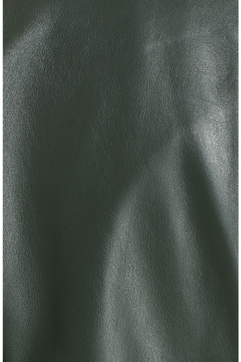 Cooke Leather Dickey Jacket, Alternate, color, DARK GREEN