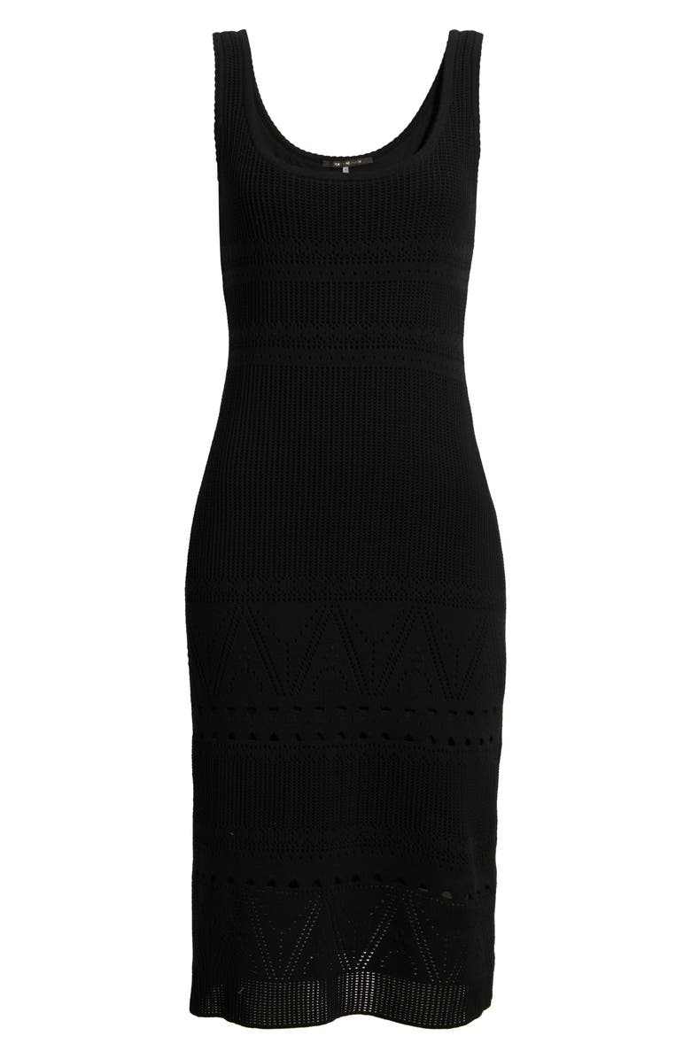 KOBI HALPERIN Emerson Open Stitch Sleeveless Dress, Alternate, color, 