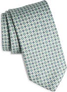 David Donahue Neat Textured Silk Jacquard Tie