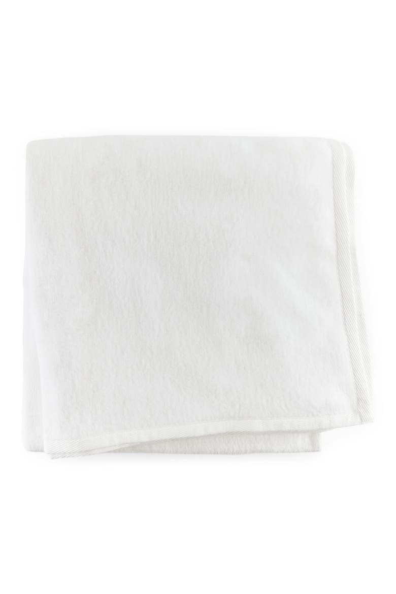 St. Moritz Cotton Blanket, Main, color, WHITE