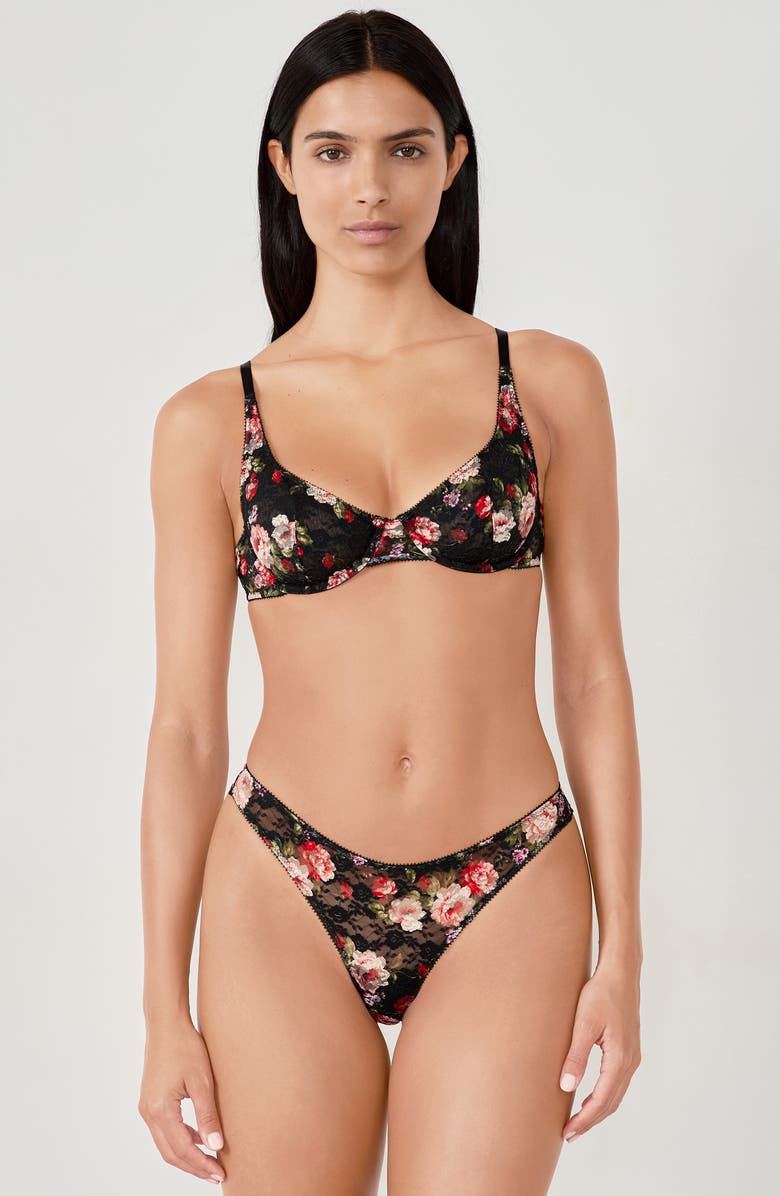 Etam Euphemisme Tanga, Alternate, color, Black