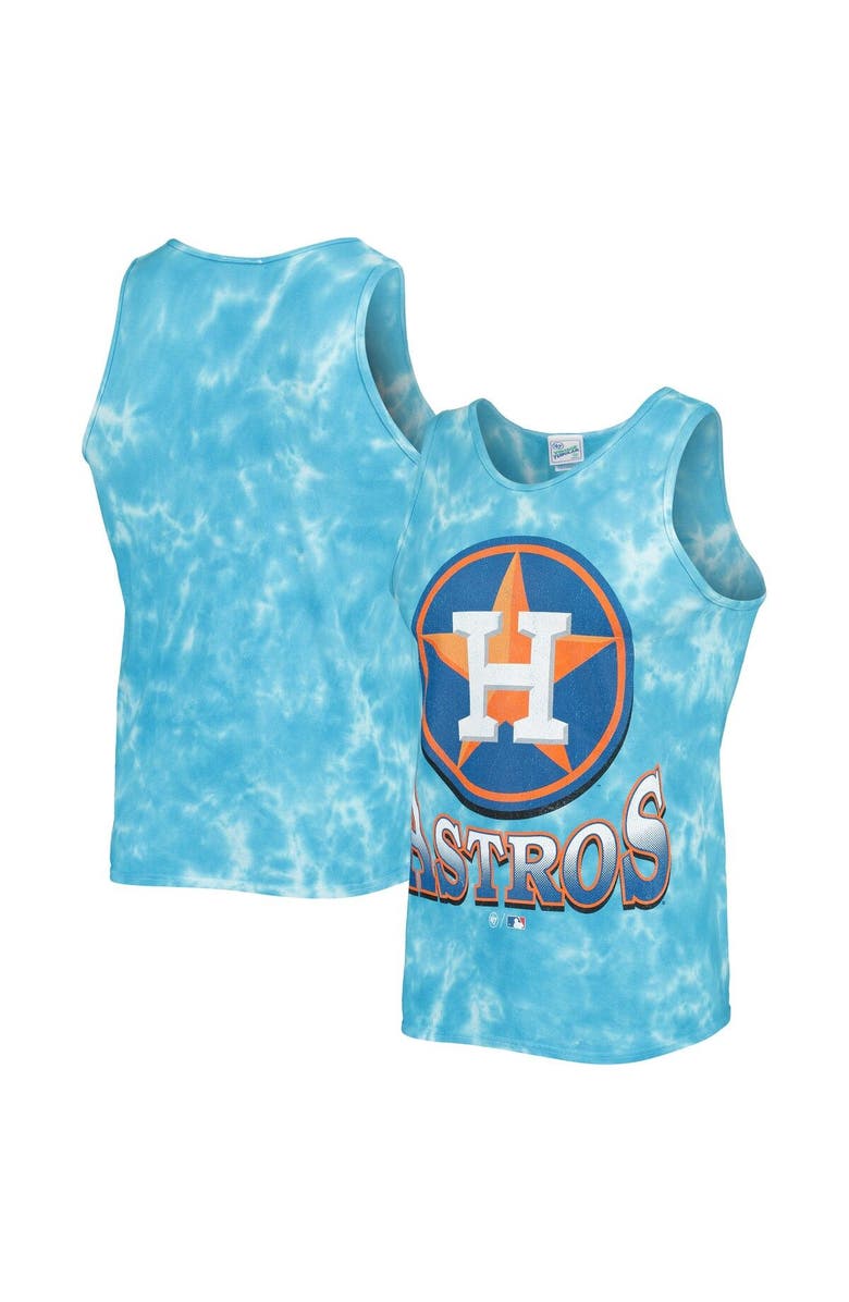 '47 Men's '47 Blue Houston Astros Big Leaguer Tubular Tie-Dye Tank Top, Main, color, Blue
