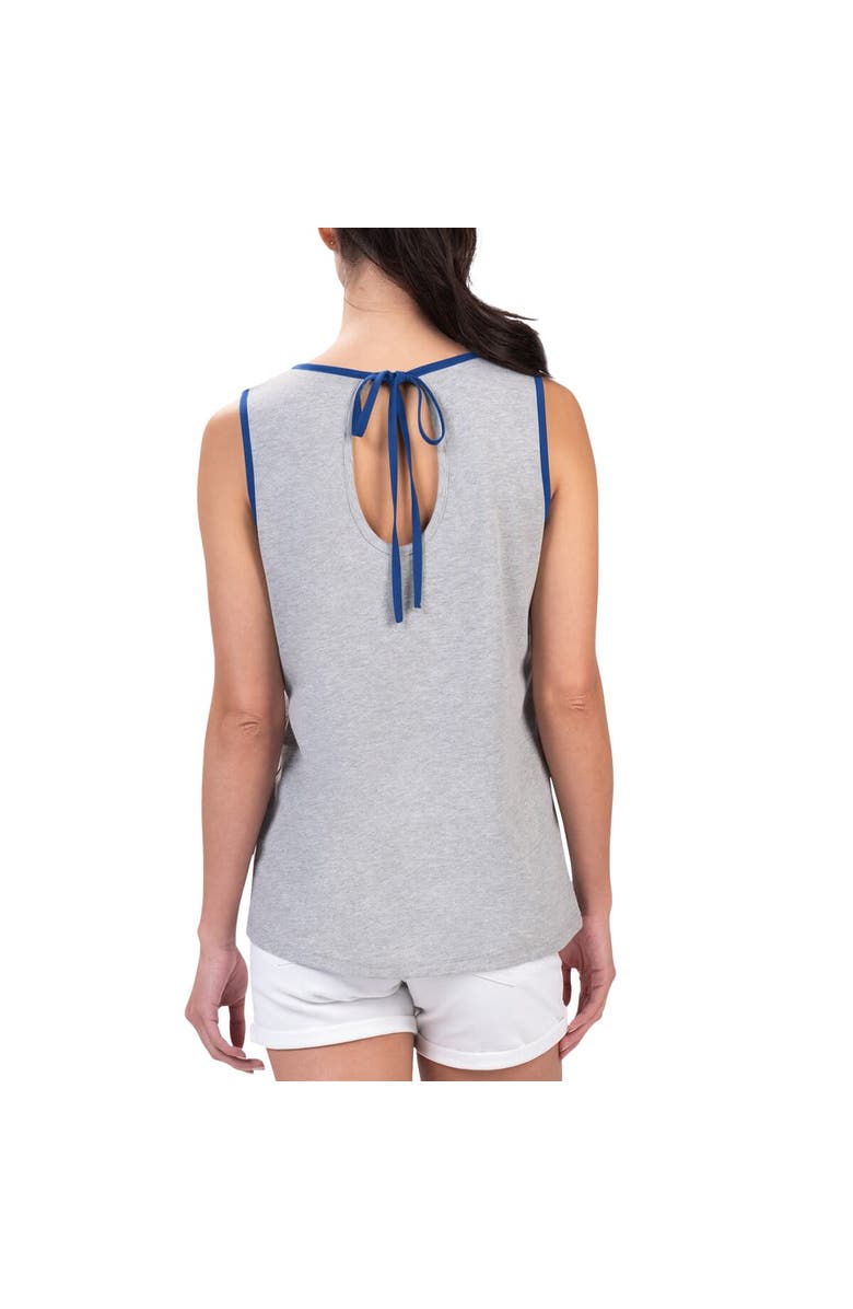 G-III 4HER BY CARL BANKS Women's G-III 4Her by Carl Banks Gray New York Mets Fastest Lap Tank Top, Alternate, color, 