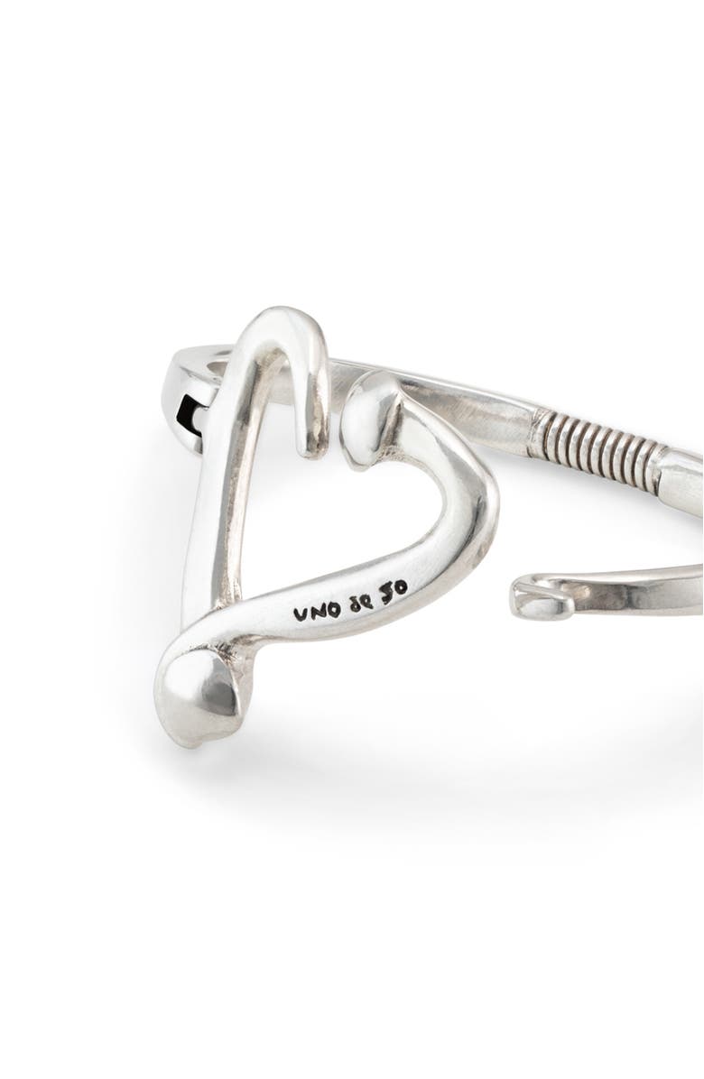 UNODE50 Nailed Heart Spring Bracelet, Alternate, color, Silver
