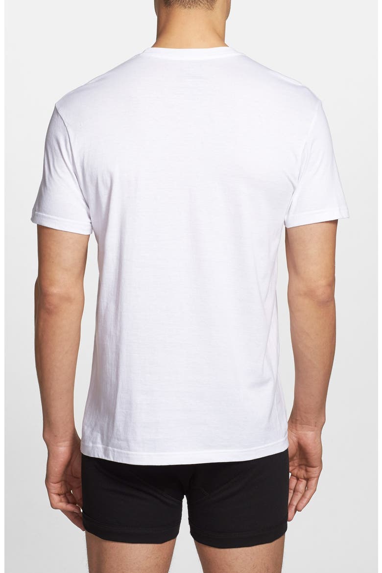Classic Fit 3-Pack Cotton T-Shirt, Alternate, color, WHITE