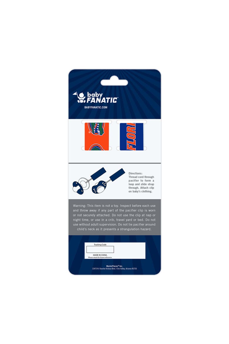 Florida Gators Pacifier Clip 2-Pack, Alternate, color, Multicolor