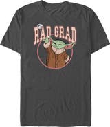 Star Wars: The Mandalorian Men's Star Wars The Mandalorian Rad Graduate Grogu Graphic T-Shirt