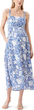 Ripe Maternity Nahla Floral Longline Maternity Dress