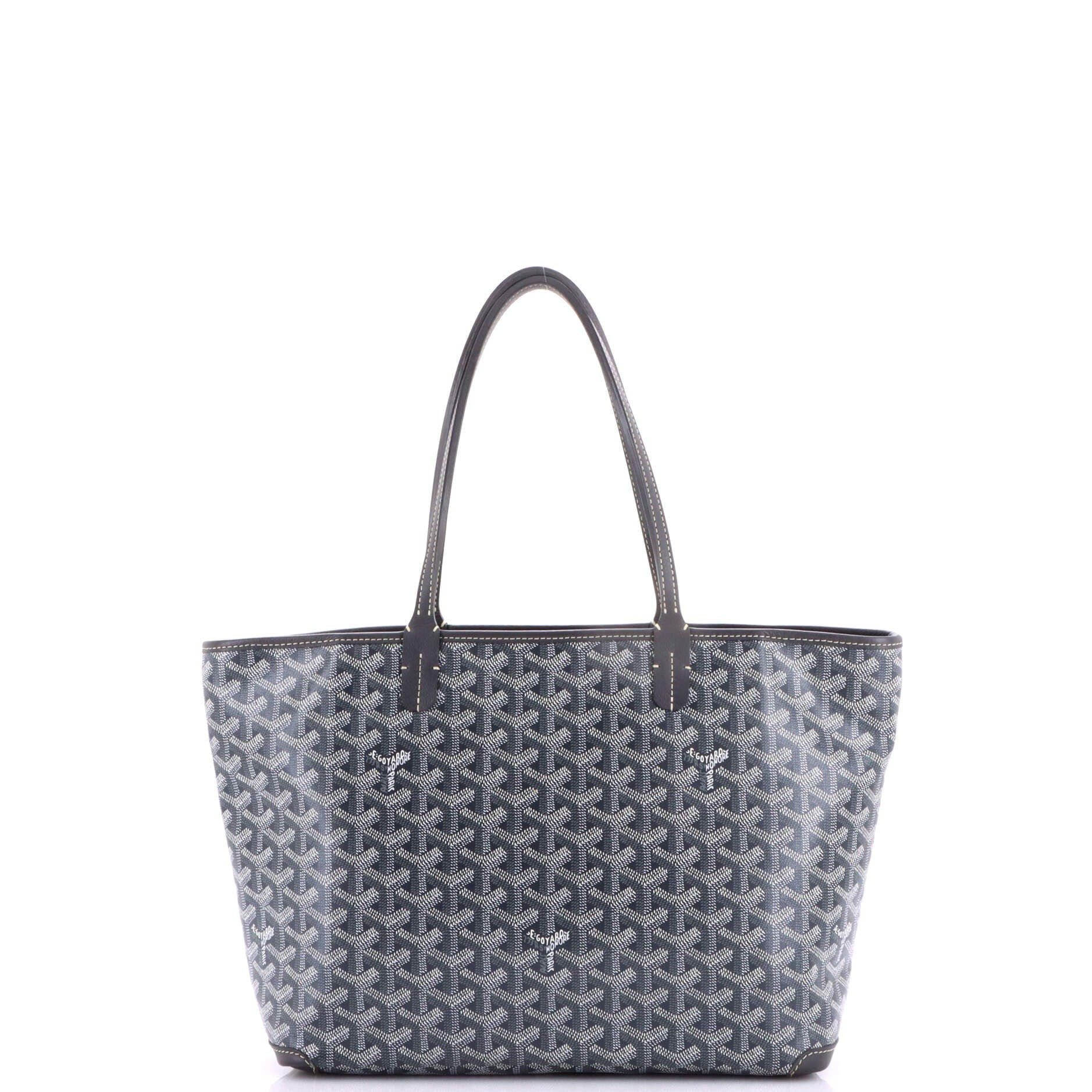 Pre-Owned Goyard Artois Tote Coated Canvas PM, Alternate, color, Gray