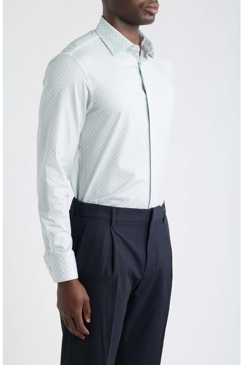 James OoohCotton® Button-Up Shirt, Alternate, color, SEAFOAM