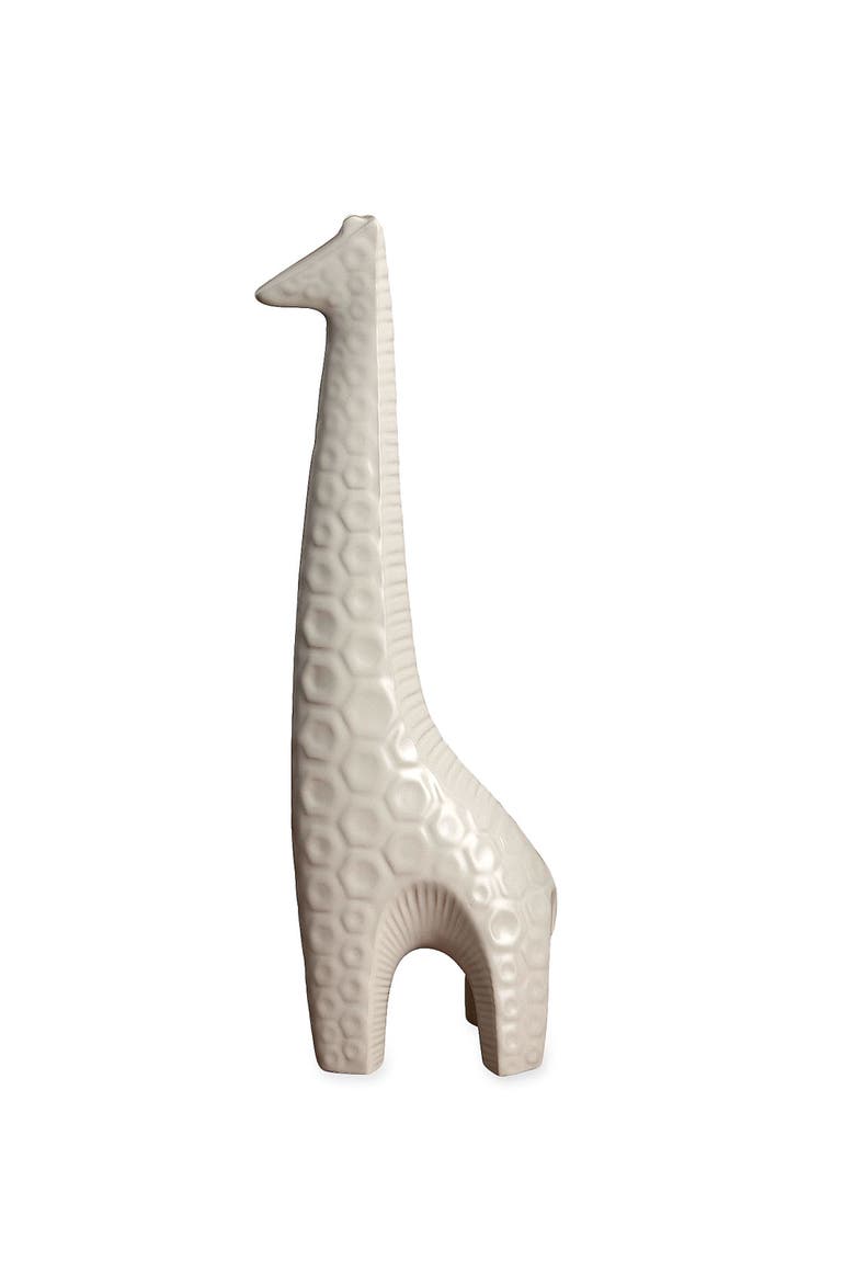Ceramic Giraffe, Main, color, WHITE