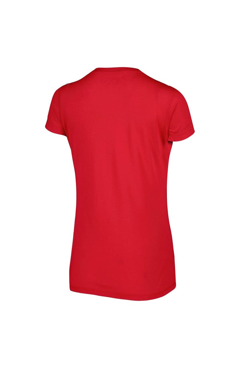 CONCEPTS SPORT Women's Concepts Sport Red/Navy Washington Capitals Badge T-Shirt & Pants Sleep Set, Alternate, color,