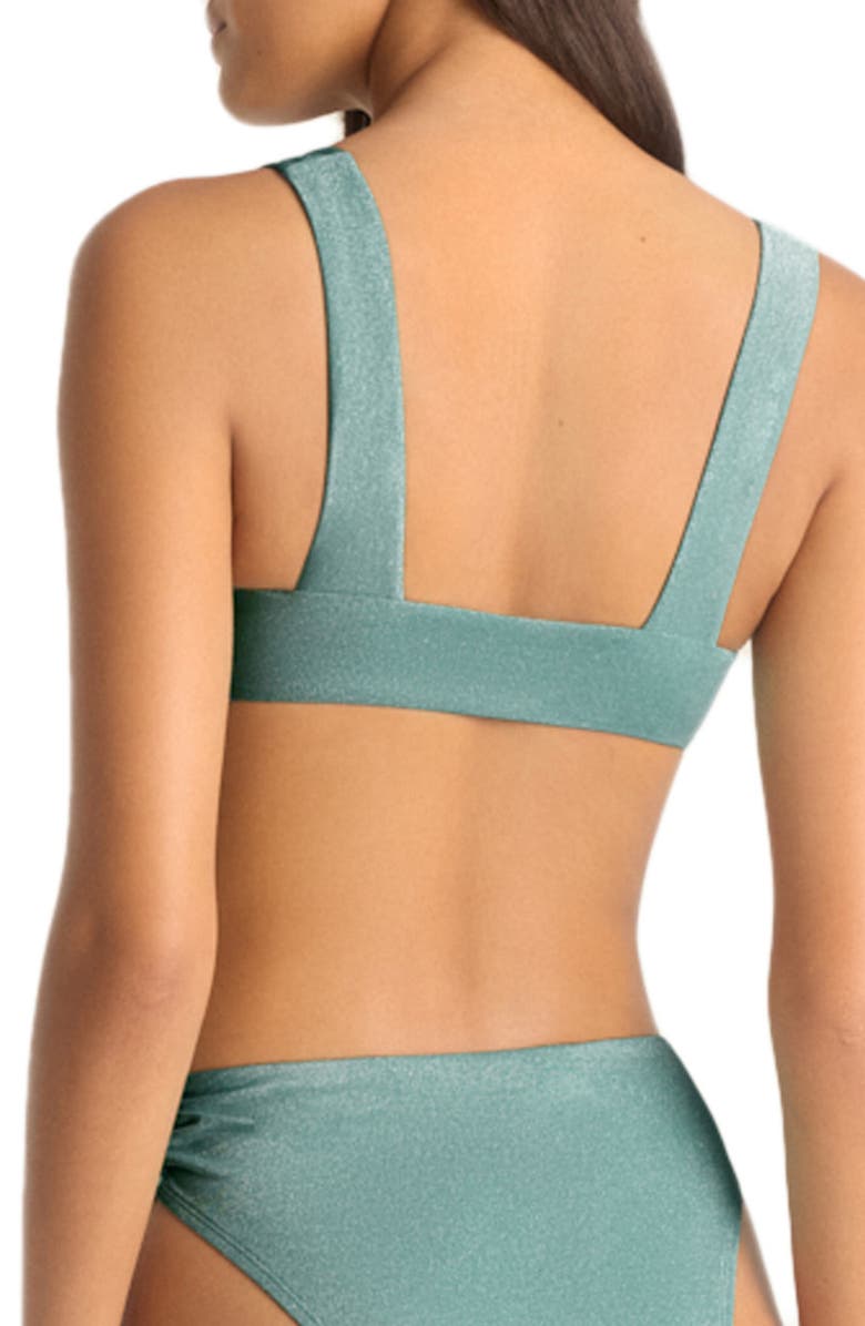 Vitamin A<sup>®</sup> Skylar Ring Detail Bikini Top, Alternate, color, Aqq