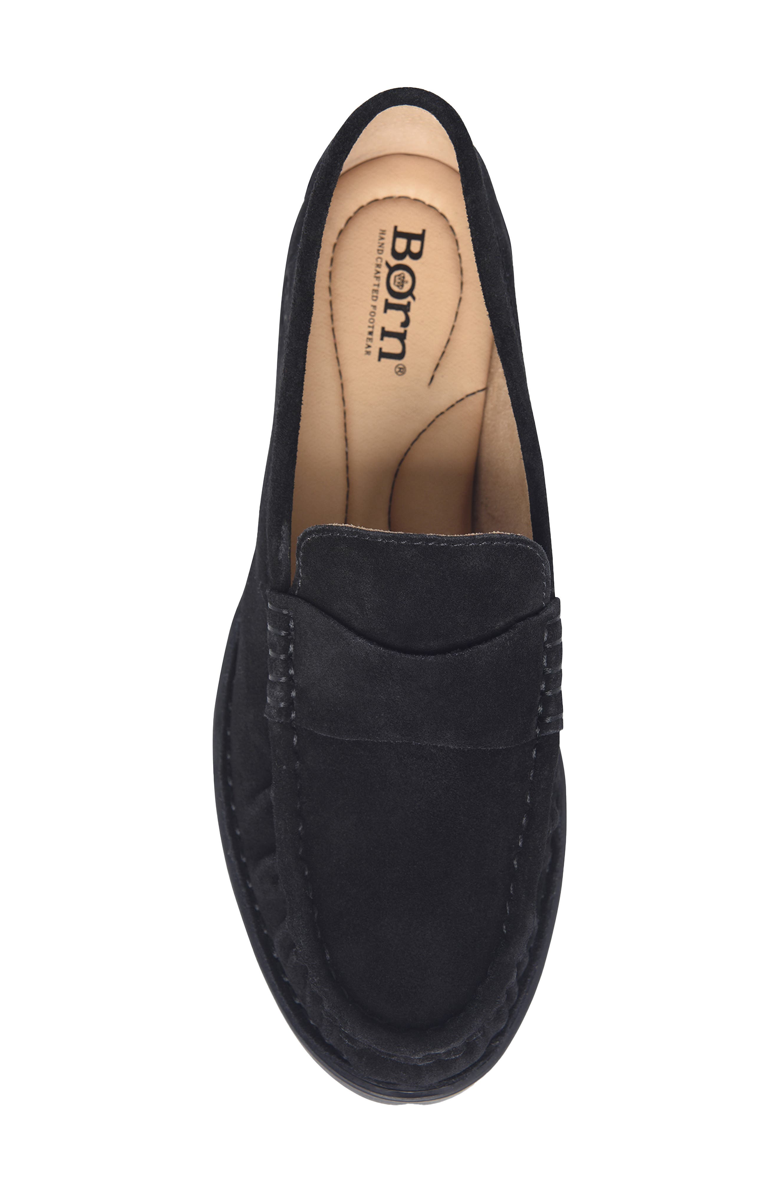 Børn Maris Loafer, Alternate, color, Black Suede