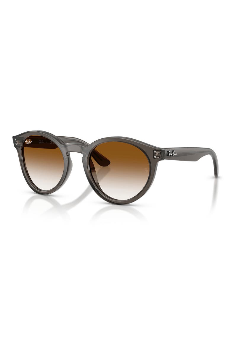 52mm Phantos Sunglasses, Alternate, color, TRANSPARENT DARK GREY / CLEAR