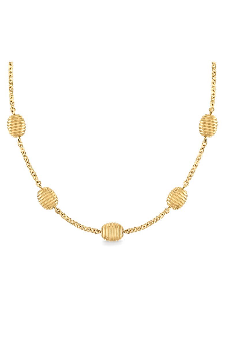 Isla Station Necklace, Main, color, GOLD