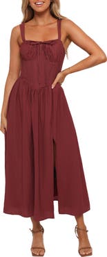 Petal & Pup Sofie Corset Midi Dress