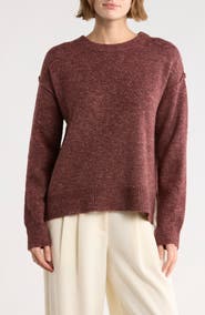 MAX STUDIO Drop Shoulder Sweater