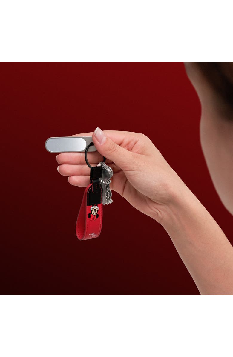 Orbitkey Disney Loop Keychain + Nail File Mirror Kit, Alternate, color, Minnie Mouse