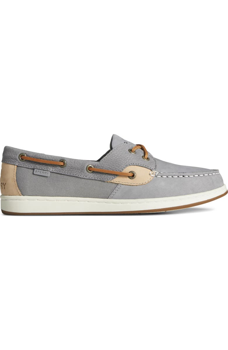 SPERRY TOP-SIDER<sup>®</sup> Coast Fish Leather Boat Shoe, Alternate, color,