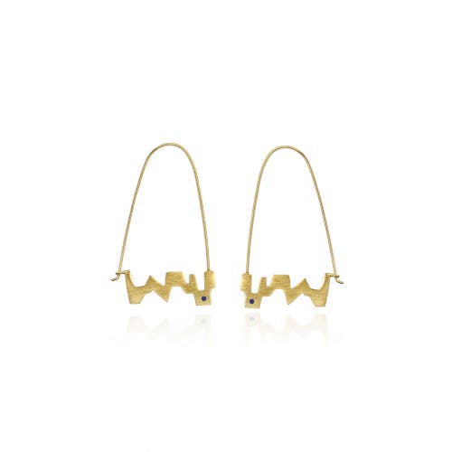 Turquoise Mountain Panjshir Hoop Earrings In Gold