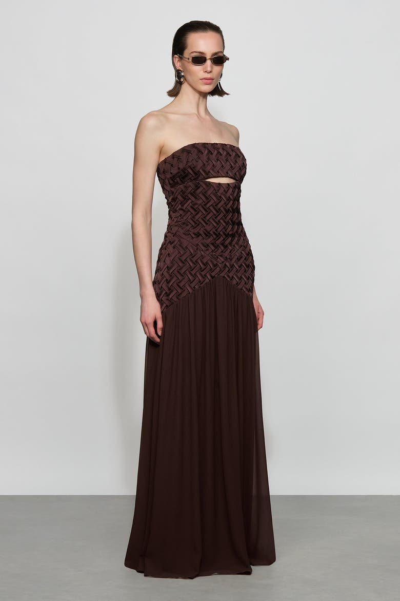 Amara Gown, Alternate, color, Espresso