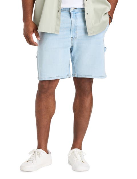 Big & Tall Relaxed-Fit Carpenter Denim Shorts