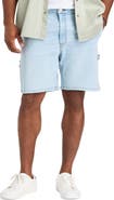 True Nation by DXL Big & Tall Relaxed-Fit Carpenter Denim Shorts