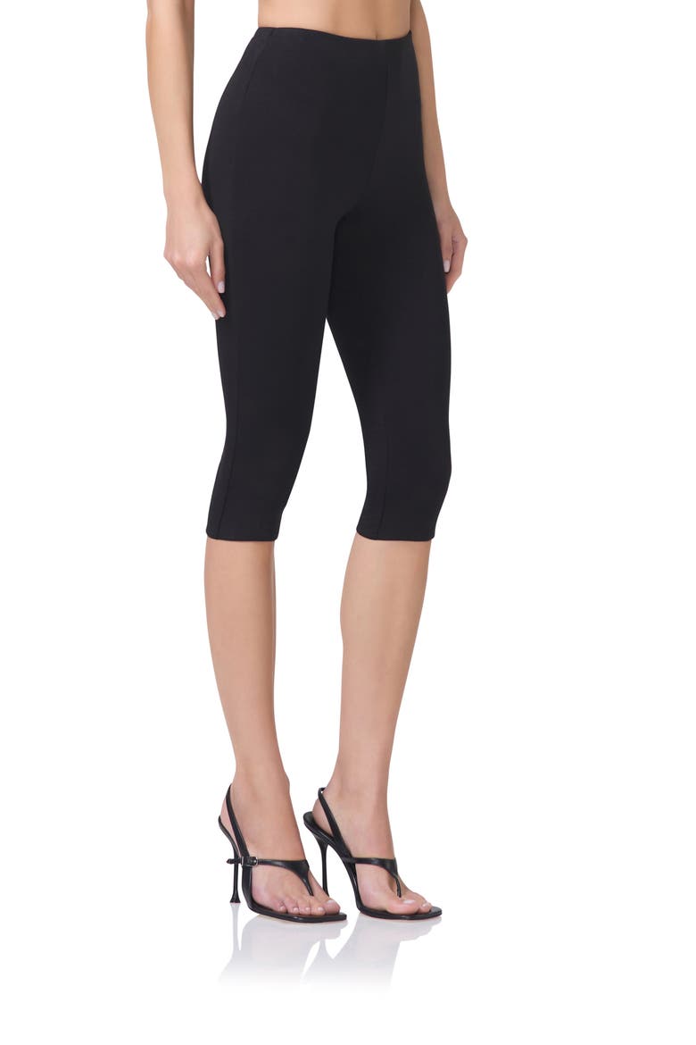 Ettie High Waist Capri Pants, Main, color, NOIR