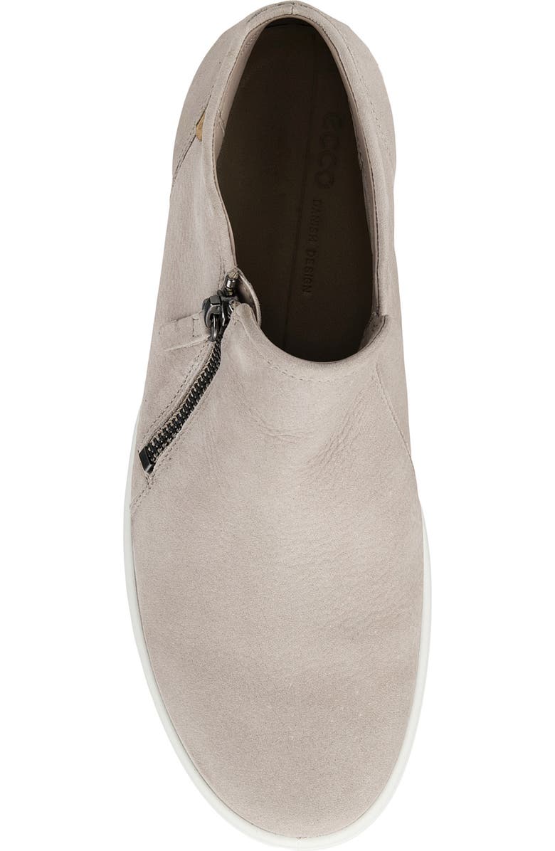 ECCO Soft 7 Mid Top Zip Sneaker, Alternate, color, Grey Rose