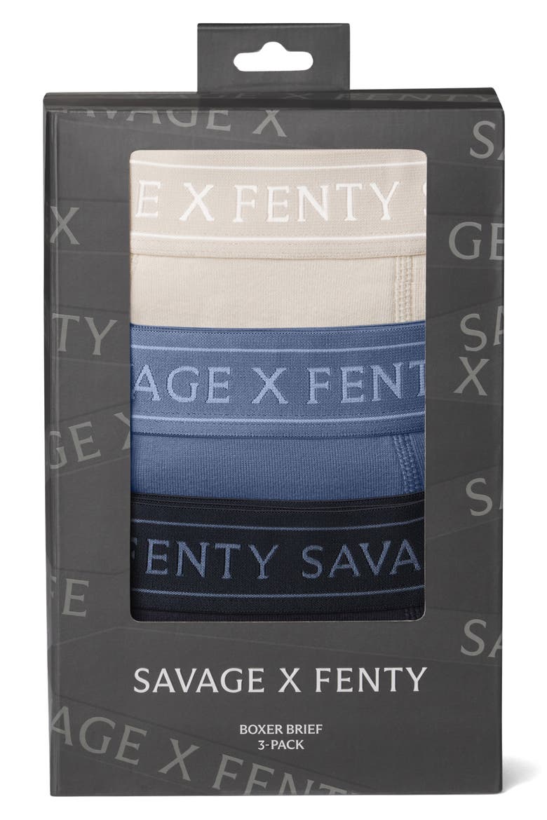 Savage Classics 3-Pack Boxer Briefs, Alternate, color, TAUPE/BLUE/NAVY
