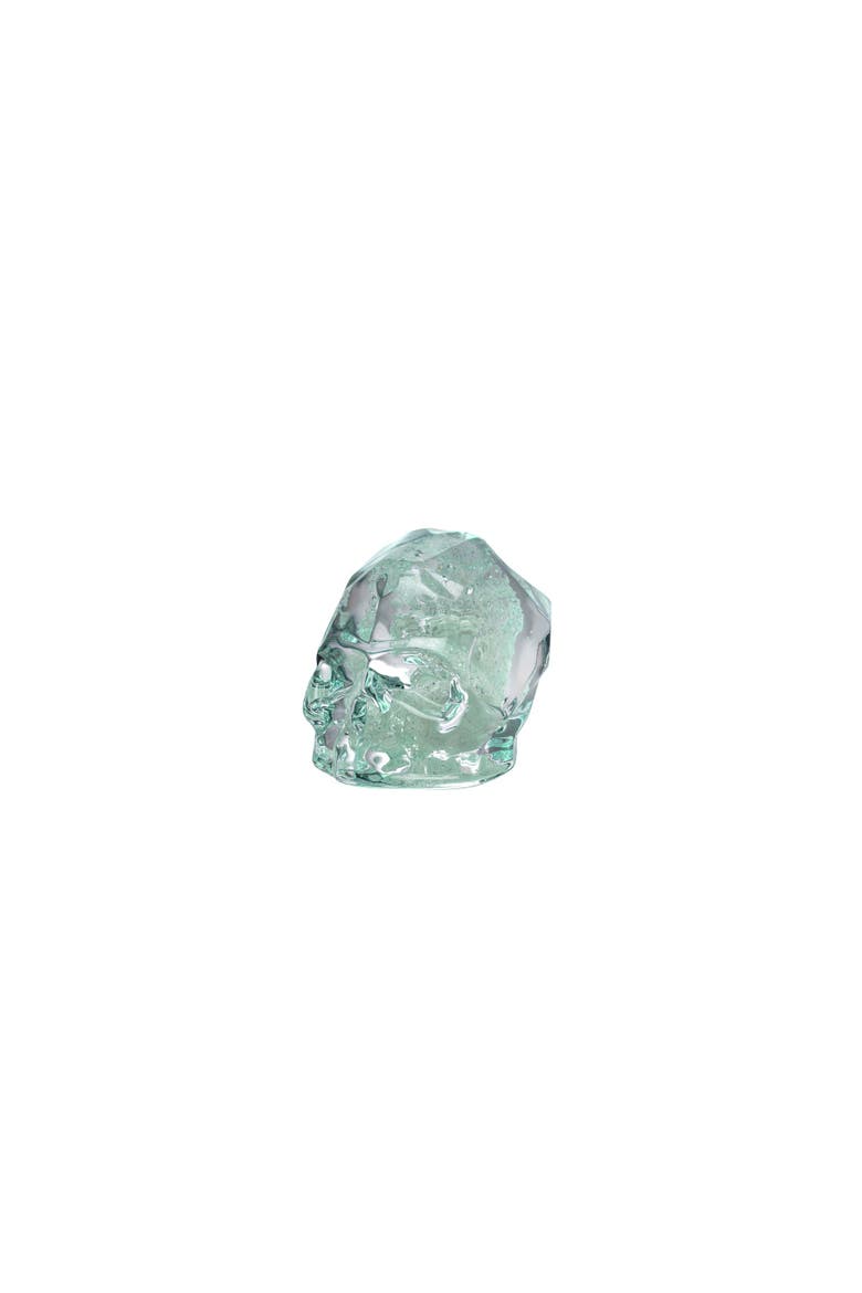 Memento Mori Faceted Skull S, Main, color, Luminous Green