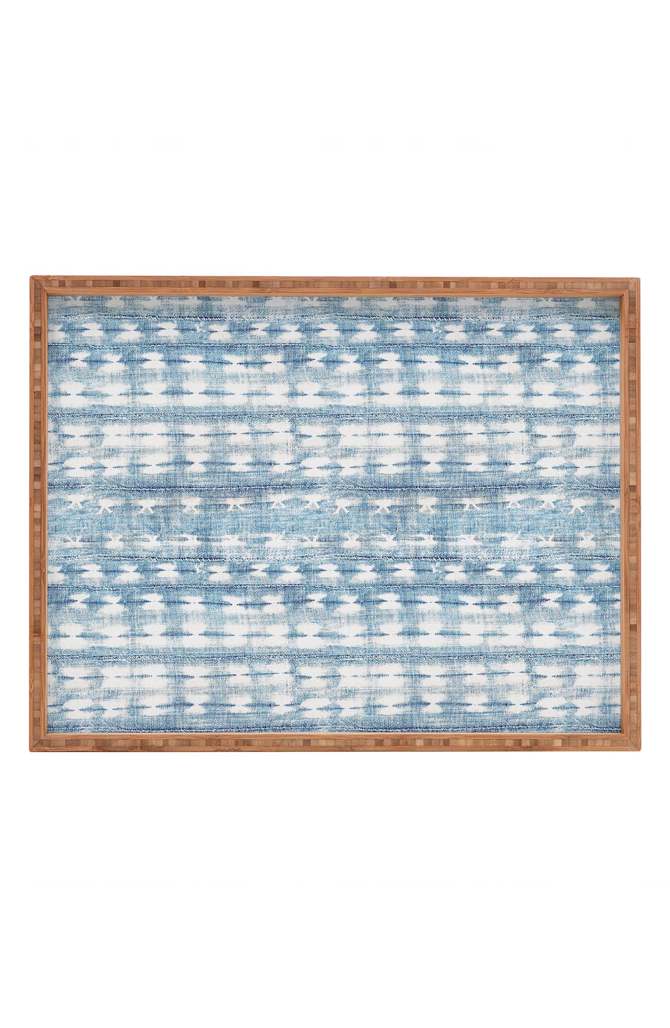 Deny Designs Alison Janssen Rustic Indigo Rectangular Tray