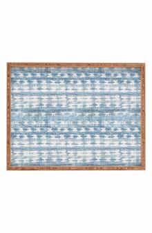 Deny Designs Alison Janssen Rustic Indigo Rectangular Tray