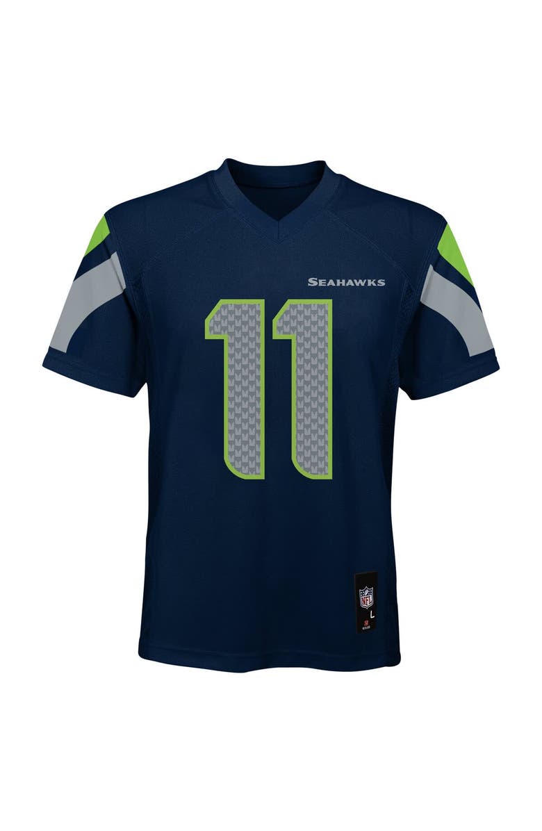 Outerstuff Youth Jaxon Smith-Njigba College Navy Seattle Seahawks Replica Player Jersey, Alternate, color, Navy