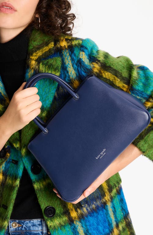 Kate Spade New York Grace Smooth Leather Satchel In Blue