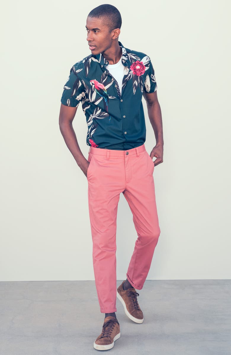 Bonobos Slim Fit Stretch Washed Chinos, Alternate, color, 