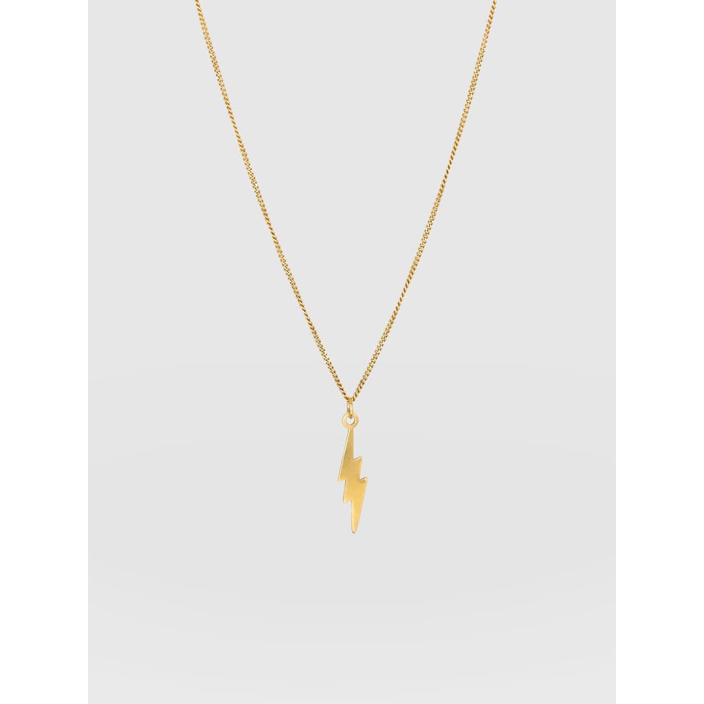 Saint + Sofia Lightning Necklace In Gold