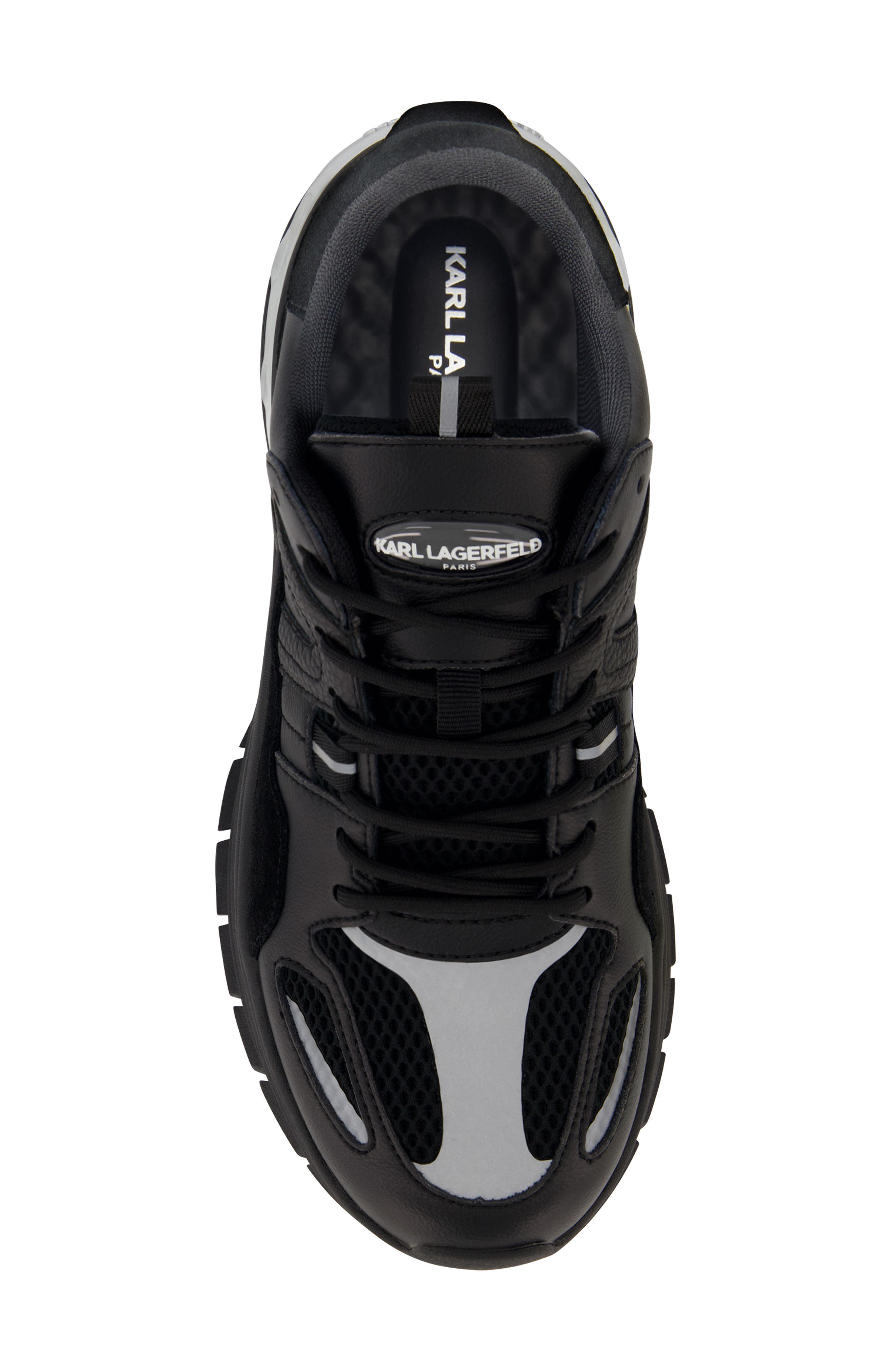 KARL LAGERFELD PARIS Colorblock Sneaker, Alternate, color, 