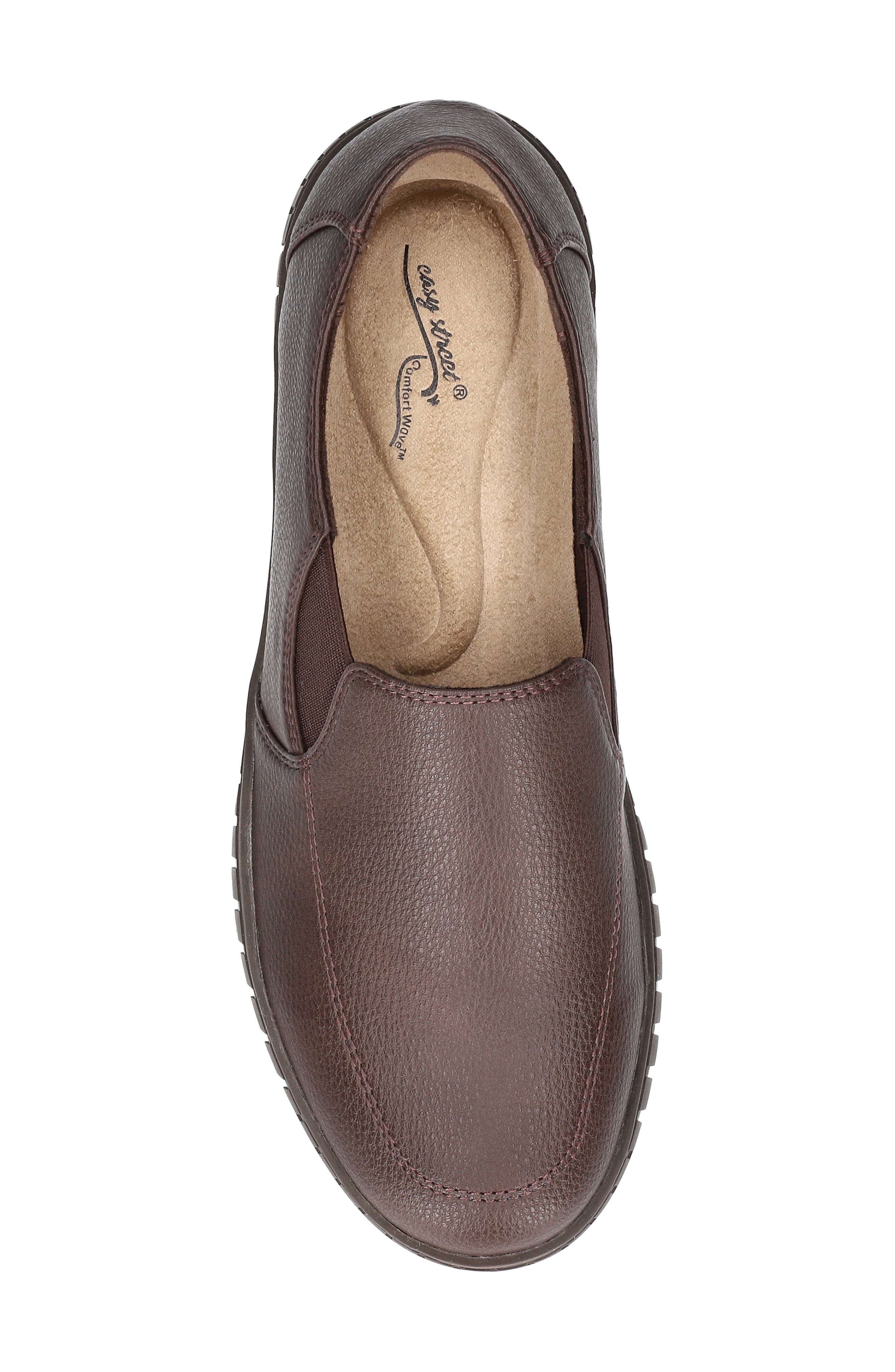 EASY STREET Oriel Slip-On, Alternate, color, Brown